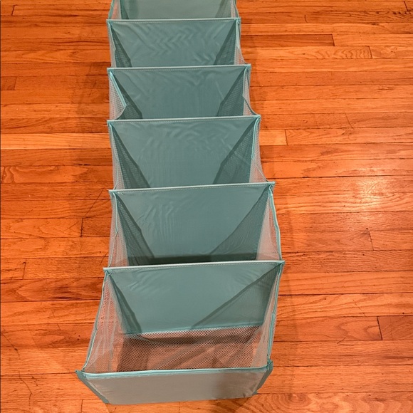 Teal Hanging Organizer for handbags/shoes/scarves/sweaters - Picture 9 of 15